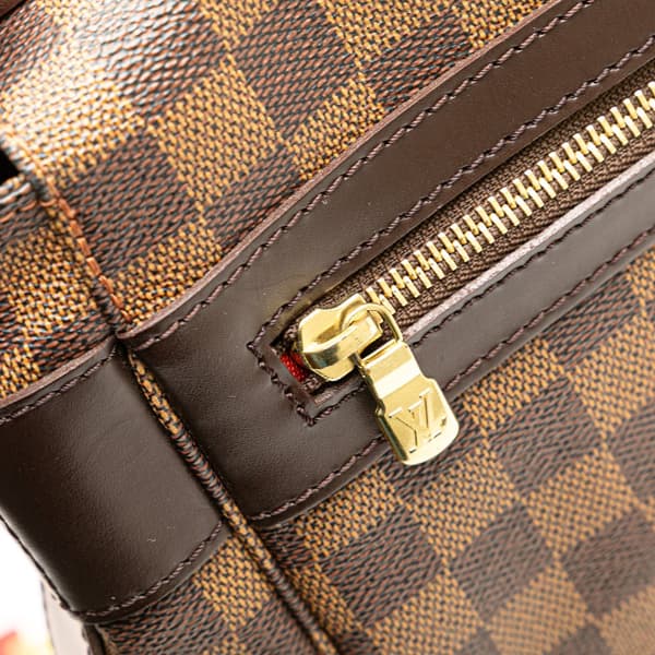 Pre-owned Louis Vuitton Damier Ebene Bastille Brown