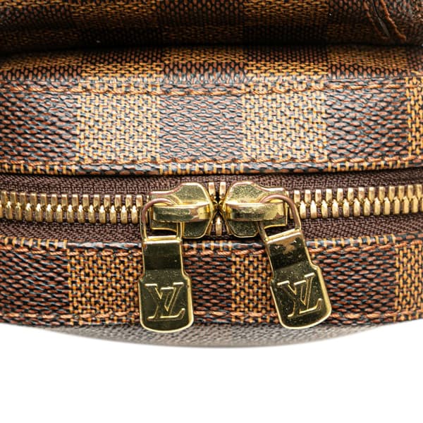 Pre-owned Louis Vuitton Damier Ebene Geronimos Brown