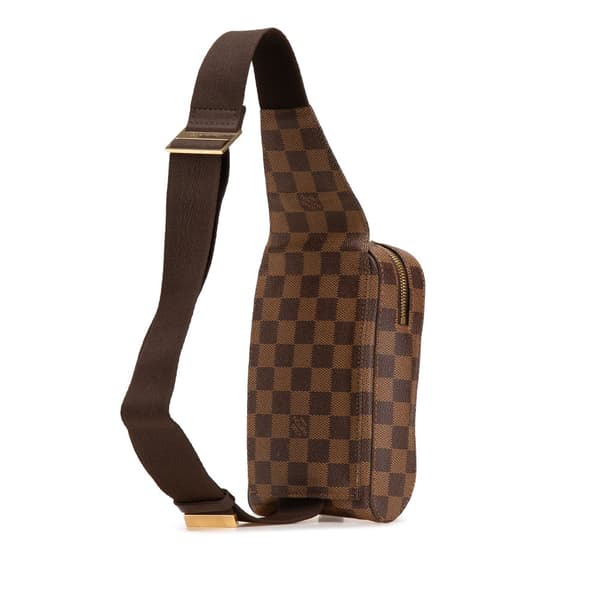 Pre-owned Louis Vuitton Damier Ebene Geronimos Brown