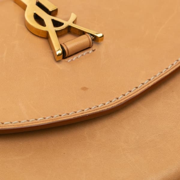 Pre-owned Saint Laurent Small Leather Kaia Crossbody Brown