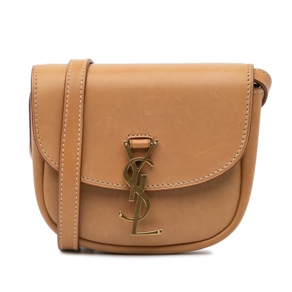 Pre-owned Saint Laurent Small Leather Kaia Crossbody Brown