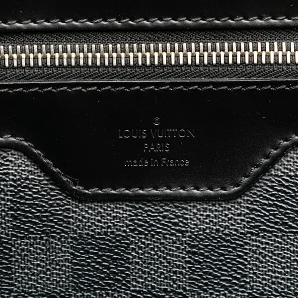 Pre-owned Louis Vuitton Damier Graphite Daniel GM Black