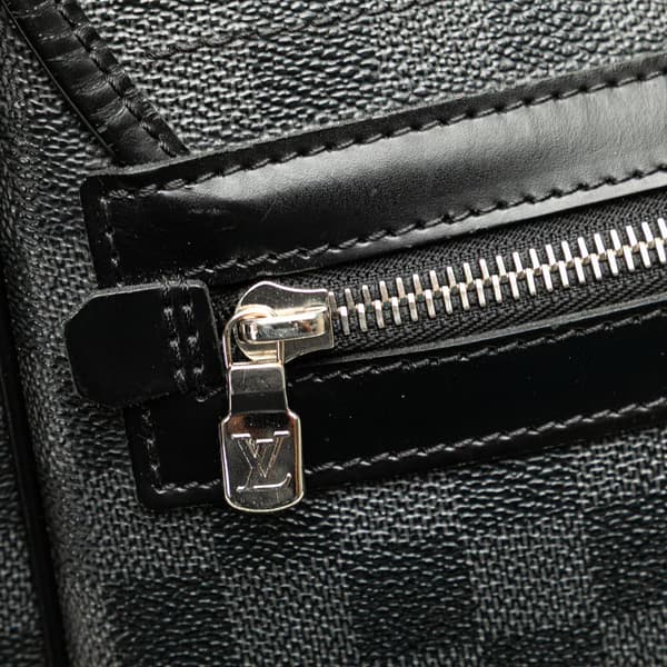 Pre-owned Louis Vuitton Damier Graphite Daniel GM Black