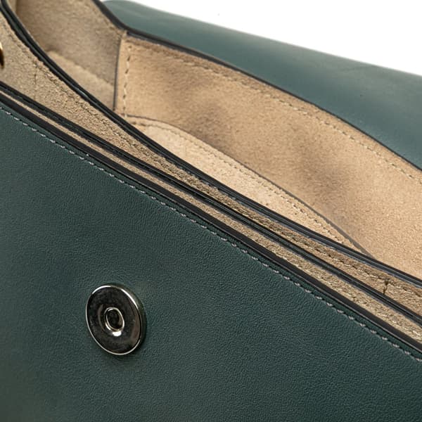 Pre-owned Chloé Small Suede and Calfskin Faye Crossbody Blue