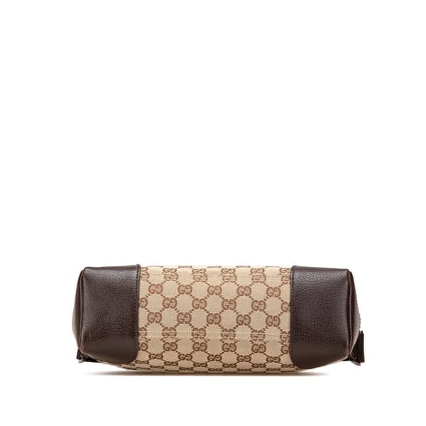 Pre-owned Gucci GG Canvas Crossbody Brown