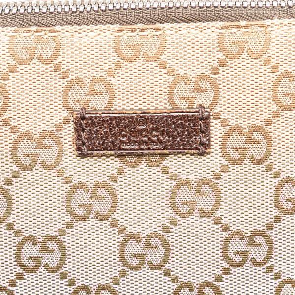 Pre-owned Gucci GG Canvas Crossbody Brown