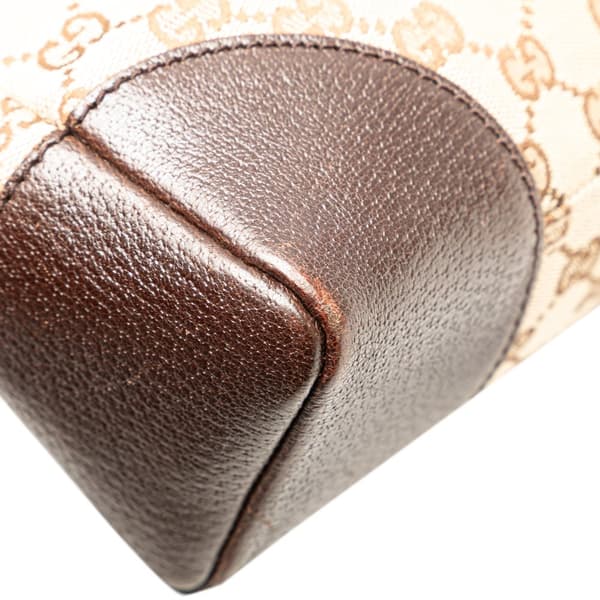 Pre-owned Gucci GG Canvas Crossbody Brown