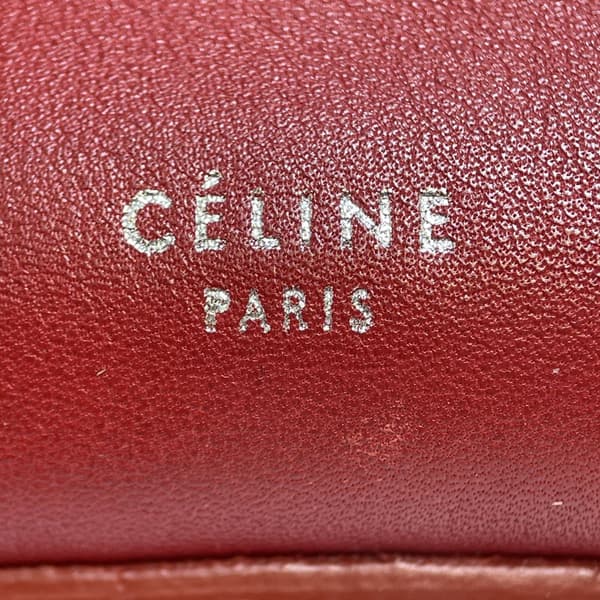 Pre-owned Celine Leather Big Bag Bucket Crossbody Red
