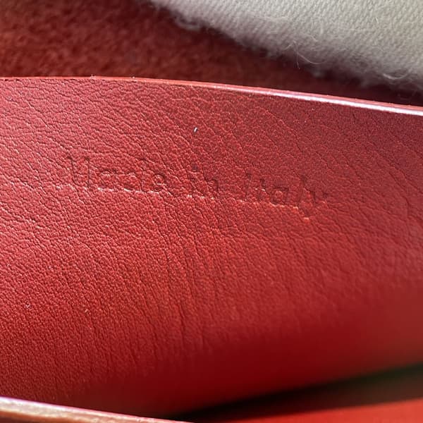 Pre-owned Celine Leather Big Bag Bucket Crossbody Red