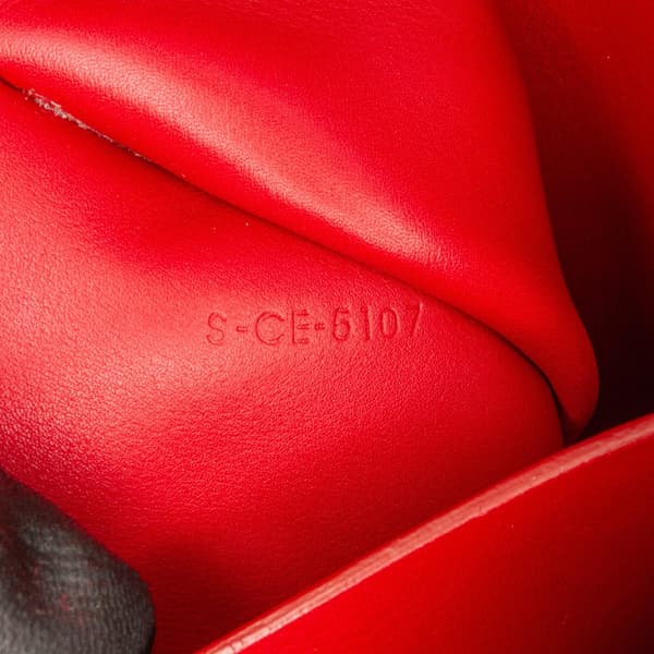 Pre-owned Celine Leather Big Bag Bucket Crossbody Red