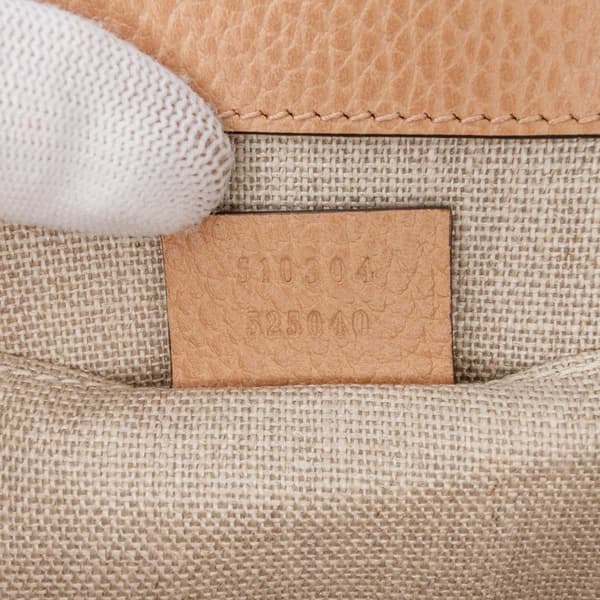 Pre-owned Gucci Small Dollar Calfskin Interlocking G Crossbody Brown