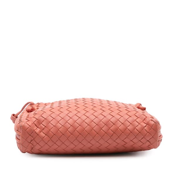 Pre-owned Bottega Veneta Medium Nappa Intrecciato Nodini Crossbody Pink
