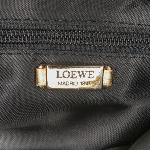 Pre-owned LOEWE Nappa Flamenco Tassel Crossbody Gold