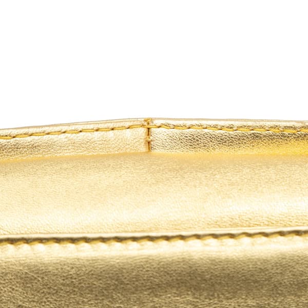 Pre-owned LOEWE Nappa Flamenco Tassel Crossbody Gold