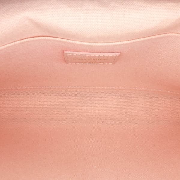 Pre-owned Louis Vuitton Monogram Lovely Birds Pochette Felicie Brown