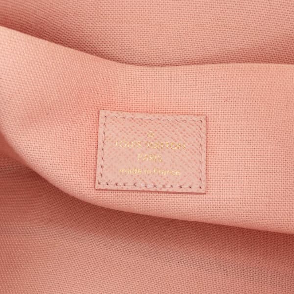Pre-owned Louis Vuitton Monogram Lovely Birds Pochette Felicie Brown