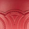 Miniatyrbild 5 av 10: Pre-owned Celine Small Calfskin Cuir Triomphe Box Bag Red