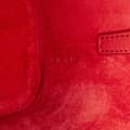 Miniatyrbild 8 av 10: Pre-owned Celine Small Calfskin Cuir Triomphe Box Bag Red