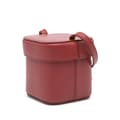 Miniatyrbild 2 av 10: Pre-owned Celine Small Calfskin Cuir Triomphe Box Bag Red