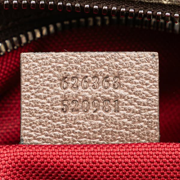 Pre-owned Gucci GG Supreme Soft Trunk Crossbody Brown