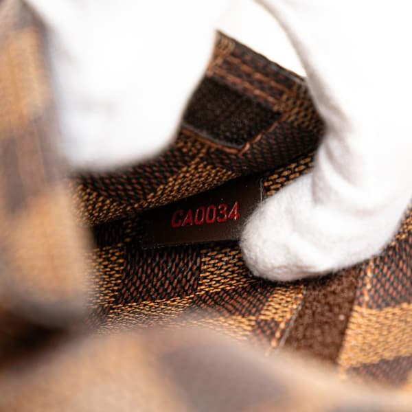 Pre-owned Louis Vuitton Damier Ebene Geronimos Brown