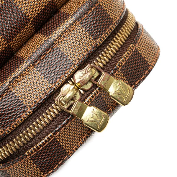 Pre-owned Louis Vuitton Damier Ebene Geronimos Brown