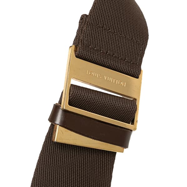 Pre-owned Louis Vuitton Damier Ebene Geronimos Brown