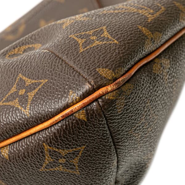 Pre-owned Louis Vuitton Monogram Musette Salsa GM Brown