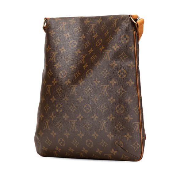 Pre-owned Louis Vuitton Monogram Musette Salsa GM Brown