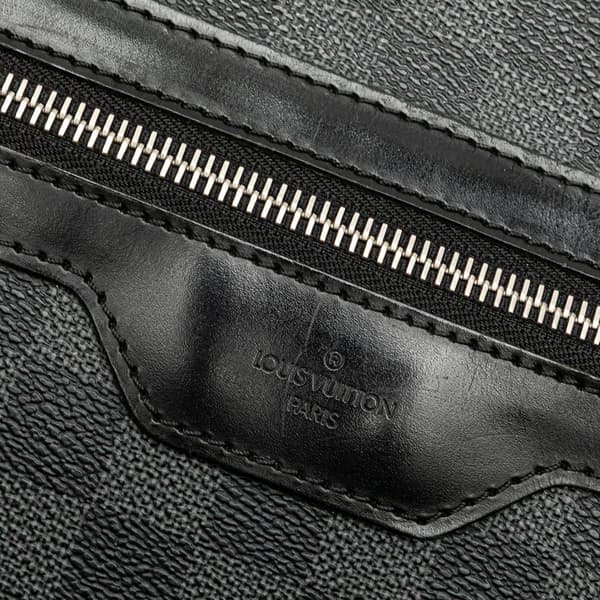 Pre-owned Louis Vuitton Damier Graphite Thomas Black