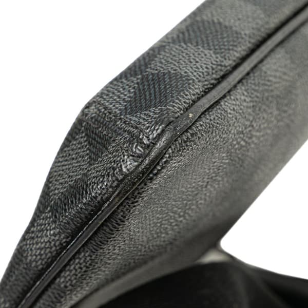 Pre-owned Louis Vuitton Damier Graphite Thomas Black