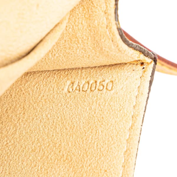 Pre-owned Louis Vuitton Monogram Pochette Twin GM Brown
