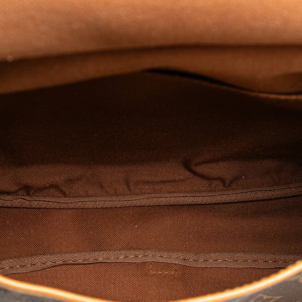 Pre-owned Louis Vuitton Monogram Saumur 30 Brown