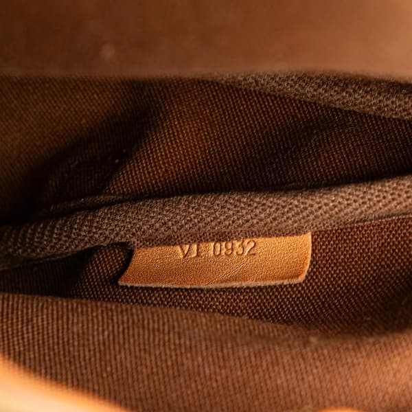 Pre-owned Louis Vuitton Monogram Saumur 30 Brown