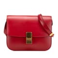 Pikkukuva 1 / 8: Pre-owned Celine Medium Calfskin Classic Box Red