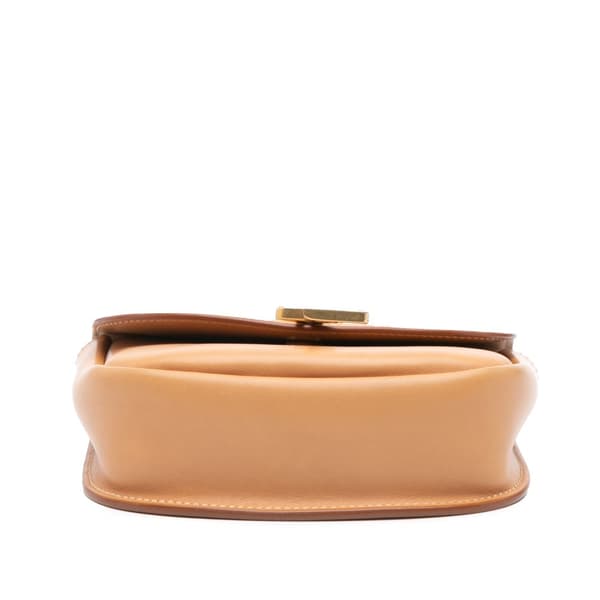 Pre-owned Saint Laurent Small Calfskin Kaia Crossbody Brown