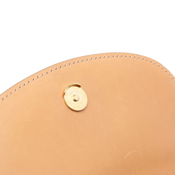 Pre-owned Saint Laurent Small Calfskin Kaia Crossbody Brown