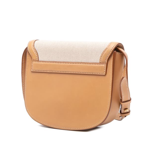 Pre-owned Saint Laurent Small Calfskin Kaia Crossbody Brown