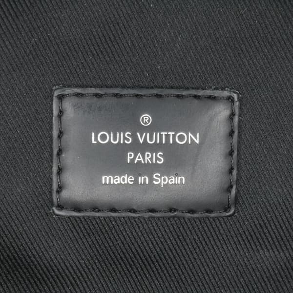 Pre-owned Louis Vuitton Damier Graphite District MM Black