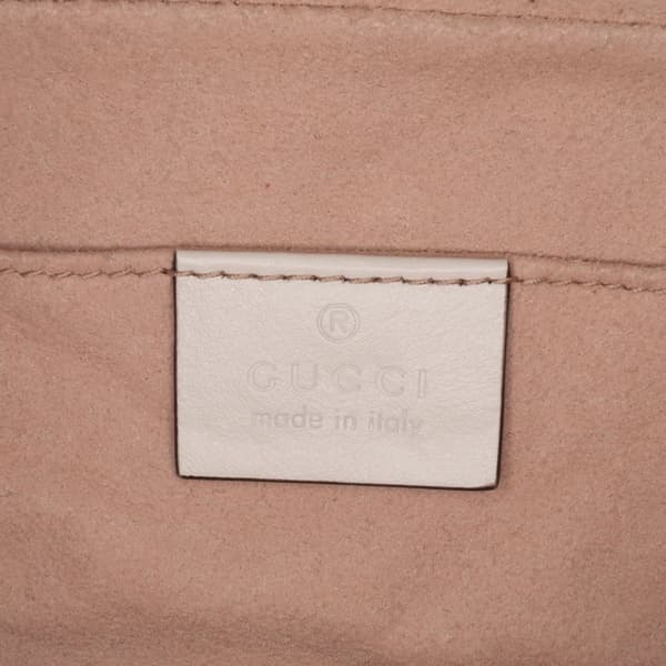 Pre-owned Gucci Small GG Marmont Leather Torchon Crossbody Blue