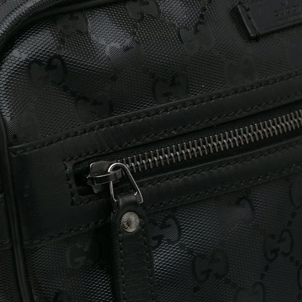 Pre-owned Gucci GG Imprime Crossbody Black