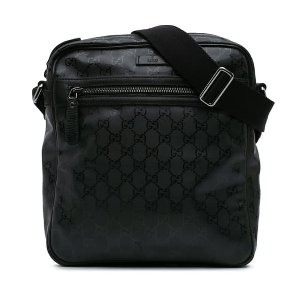 Pre-owned Gucci GG Imprime Crossbody Black