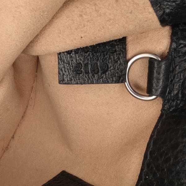 Pre-owned Gucci Super Mini Leather Dionysus Crossbody Black