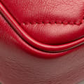 Miniatyrbillede 8 af 10: Pre-owned Gucci Mini GG Marmont Matelasse Leather Crossbody Red