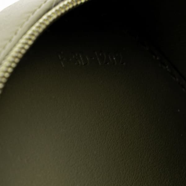 Pre-owned Celine Small Calfskin Cuir Triomphe Oval Crossbody Green