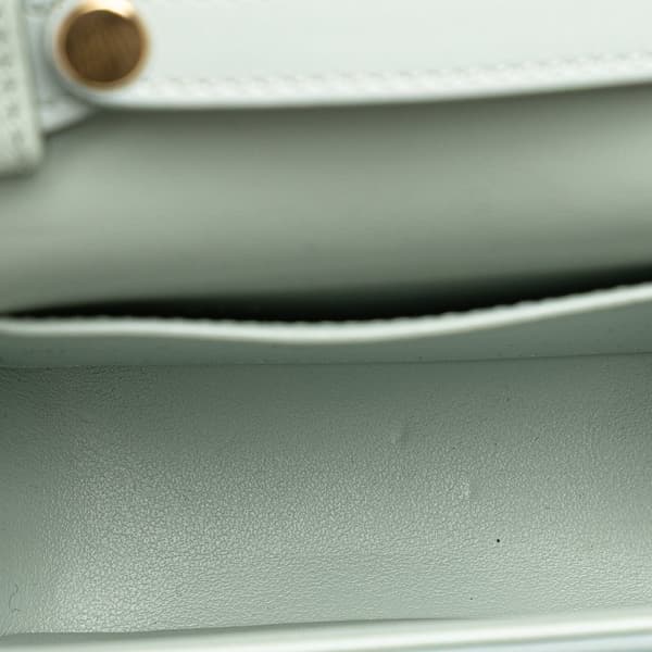 Pre-owned Celine Mini Calfskin Claude Crossbody Blue