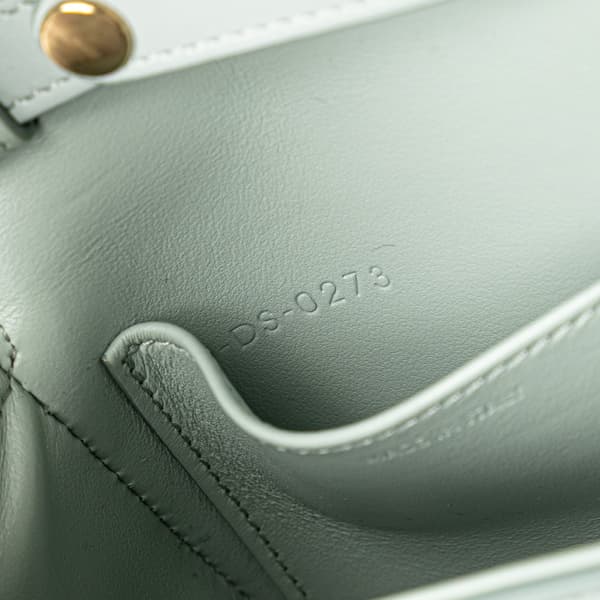 Pre-owned Celine Mini Calfskin Claude Crossbody Blue