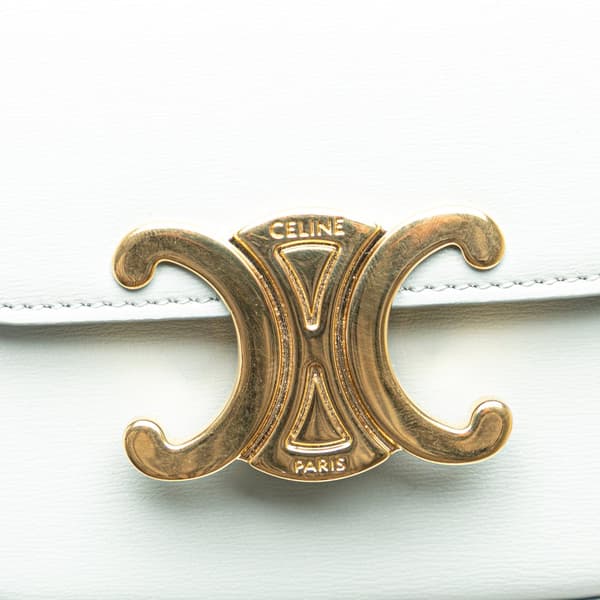 Pre-owned Celine Mini Calfskin Claude Crossbody Blue