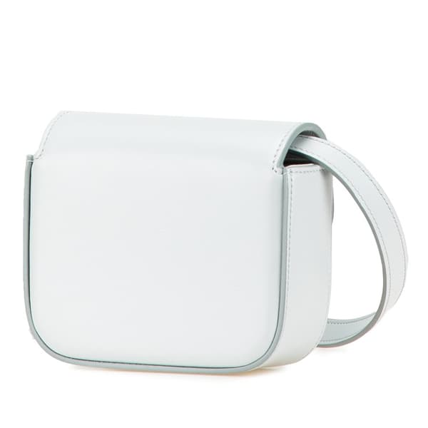 Pre-owned Celine Mini Calfskin Claude Crossbody Blue