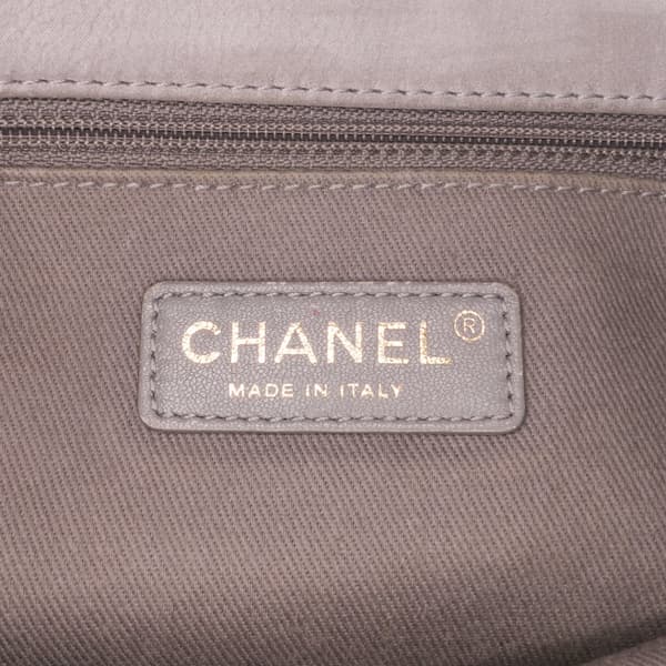 Pre-owned Chanel Jumbo Quilted Calfskin Triple Stitched Flap Gray